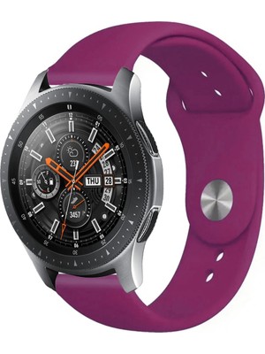 Tagomoon Samsung Galaxy Watch 46MM Akıllı Saat Uyumlu Yumuşak Dokulu Silikon Kordon Kayış