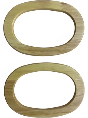 Elegant Ahşap Çanta Sapı 11*16 cm AH1116