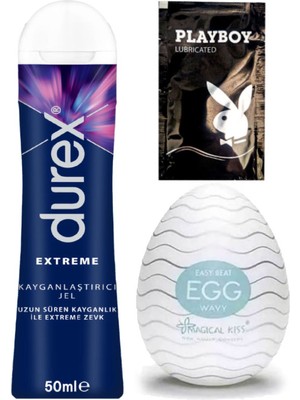 Durex Extreme Analjel 50 ml + Siyah Deri El Kelepçesi + Hediye