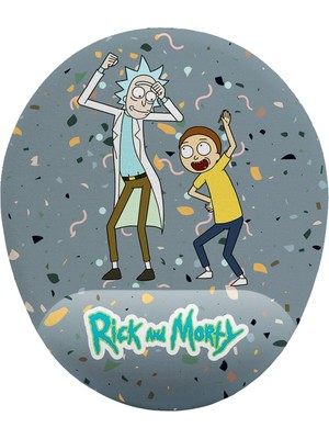 Hamiki Rick And Morty Bilek Destekli Mouse Pad Ergonomik Kaymaz Taban Mousepad Fare Altlığı