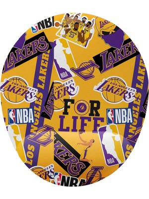Hamiki Lakers Kolaj Bilek Destekli Mouse Pad Ergonomik Kaymaz Taban Mousepad Fare Altlığı