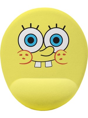 Hamiki Sünger Bob Bilek Destekli Mouse Pad Ergonomik Kaymaz Taban Mousepad Fare Altlığı
