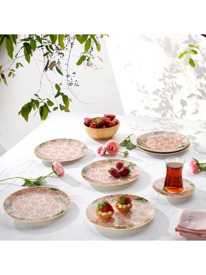 Schafer Sorte Pasta Seti 6 Parça-Pembe