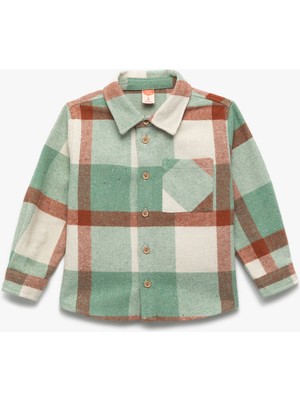 Koton Cepli Ekoseli Uzun Kollu Oduncu Gömlek