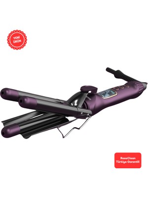 RossClean Favored Waver Pro LED Ekranlı Wag Su Dalgası Saç Maşası