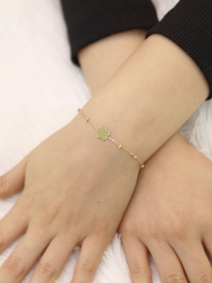 14 Ayar Altın Dorikalı Papatya Bileklik