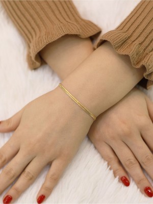 14 Ayar Altın Serengeti Bileklik