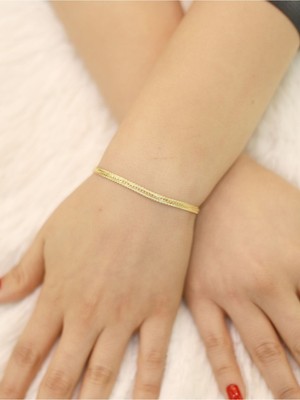 14 Ayar Altın Parıltı Serengeti Bileklik