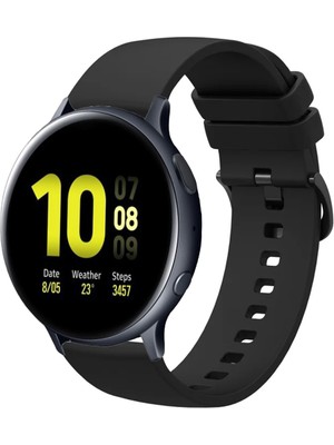 Kreton Samsung Galaxy Watch Active 2 40MM / 44MM ile Uyumlu Kordon Jel Silikon Tokalı Kayış