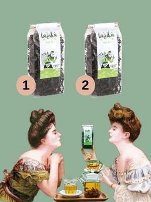 Lazika (2'Lİ SET) El Yapımı Yeşil Çay (50 G)-Katkısız, Doğal, Antioksidan, 2.5 yaprak çay