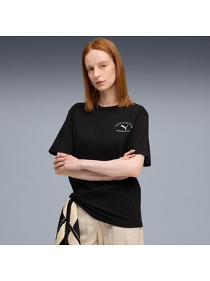 Puma Class Relaxed Tee Siyah Kadın Tshirt