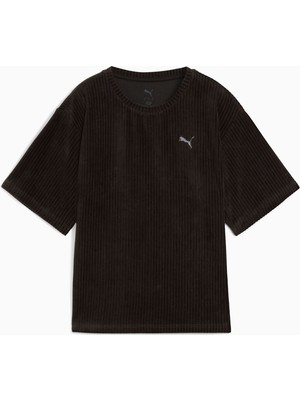 Puma Essentials Elevated Kadın Siyah Tişört (688106-01)