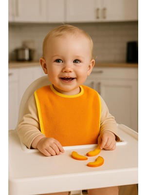 Ender Home CottonVerse 2'li Bebek Mama Önlüğü – Sıvı Geçirmez %100 Pamuk Havlu 25x40 cm