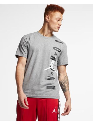 Jordan Jumpman Vertical Logo Standart Fit Pamuklu Erkek Tişört