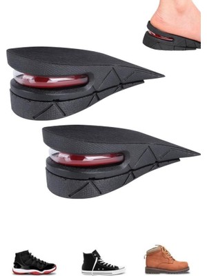 Sanal Trend 5 Cm Boy Uzatıcı Tabanlık Uzama 1 Çift Boy Uzatan Tabanlık Ortopedik Topuk Yükseltici