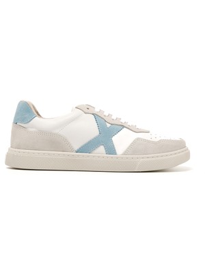 Kadın Sneaker ( Günlük) RC-25Y-006-M44 John May Beyaz Cilt-A.mavi Süet