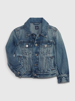 Gap Erkek Bebek Lacivert Icon Denim Ceket
