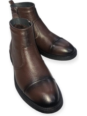 Özel Üretim El Işçiliği Hakiki Deri 36,37,38,39,40,41,42,43,44,45,46,47,48 Numara Erkek Bot