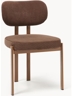 Adrien Bouclé Döşemeli Sandalye – Modern ve Zarif Üç Ayak Tasarımı