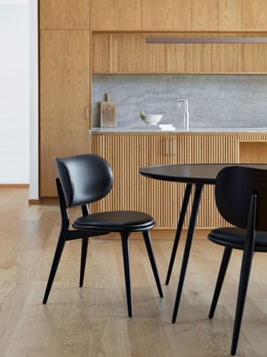 Rock Deri Sandalye - El Yapımı, Kayın Ağacı Ayaklı