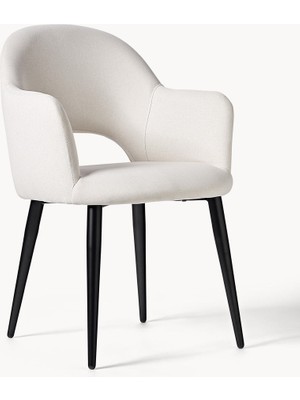 Rachel Kadife Koltuk: Pas Kırmızısı, Retro Tarz, Siyah Mat Ayaklar
