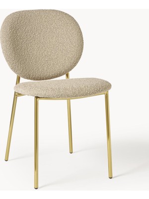 Ulrica Bukle Döşemeli Sandalyeler 2'li Set