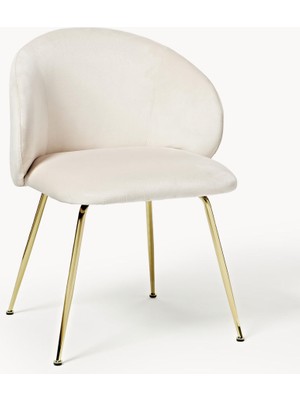 Luisa Döşemeli Sandalye Seti (2’li) – Siyah Kumaş ve Mat Siyah Metal Ayaklı
