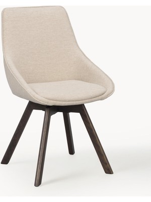 Alison Döner Deri Sandalye - Ofis ve Yemek Için (2 Adet)