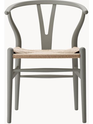 Hans J. Wegner CH24 Wishbone Sandalye: Meşe, El Örgüsü Oturma Alanlı

