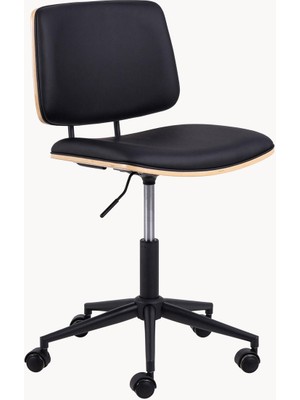 Owen Döner Suni Deri Ofis Sandalyesi: Yüksekliği Ayarlanabilir, Şık ve Ergonomik
