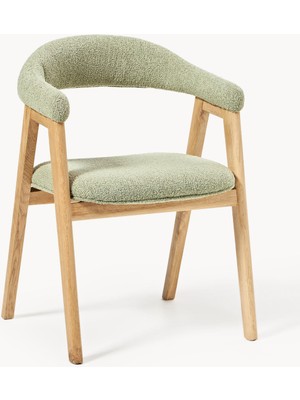 Nik Bukle Döşemeli Kollu Sandalye