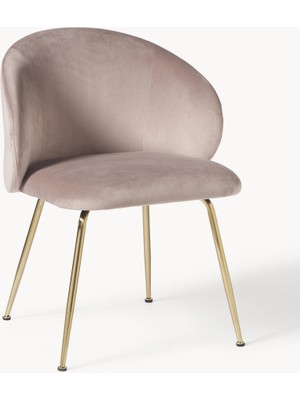 Luisa Kadife Döşemeli Sandalye Seti 2 Adet
