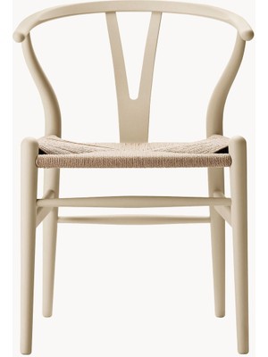 Hans J. Wegner CH24 Wishbone Sandalye - El Örgüsü Oturaklı