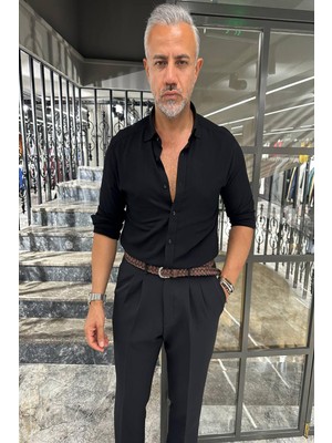 Gizli Düğmeli Gömlek