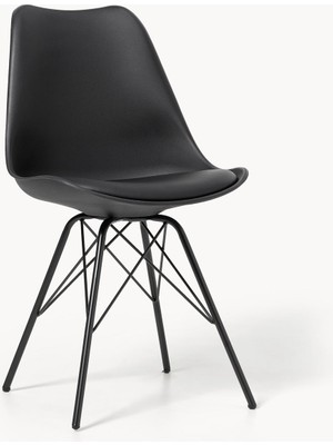 Eris Kadife Döşemeli Sandalyeler 2'li Set