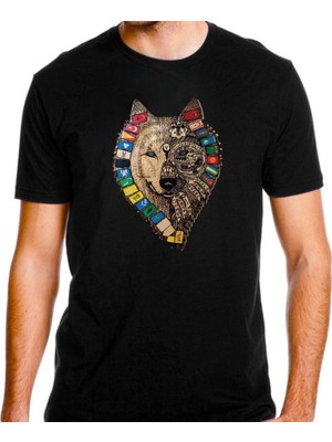 Alfa Kurt Türk Dünyası Baskılı Tişört