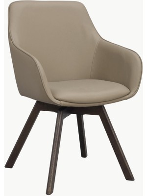 Alison Döner Koltuk Seti (2 Adet): Siyah Deri, Konforlu, Döner Mekanizma
