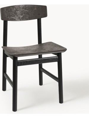 Conscious Ahşap Sandalye - Greige ve Zeytin Yeşili Geri Dönüştürülmüş Tasarım