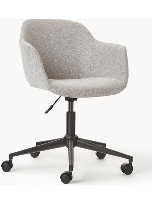 Fiji Suni Deri Çalışma Sandalyesi – Yüksekliği Ayarlanabilir, Dar Oturaklı