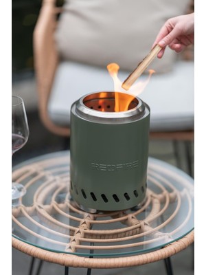 Red Fire Redfire Volcano – Hava Sirkülasyonlu Masaüstü Ateş Çukuru