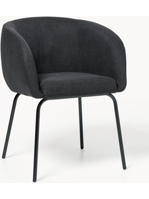 Alani Kollu Sandalye Seti (2 Adet) – Modern Tasarım, 25.000 Martindale, Hafif ve Konforlu