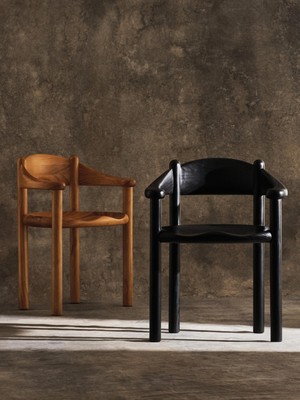 Daumiller Kolçaklı Çam Sandalye - Ergonomik, Retro Tasarım