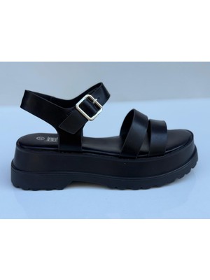 Butigo INT1220Y807 3fx Siyah Kadın Sandalet