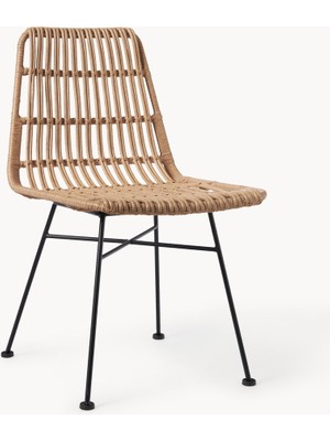 Costa Polyrattan Sandalye Seti (2’li) – Iç ve Dış Mekan Uyumlu, Kolay Bakım
