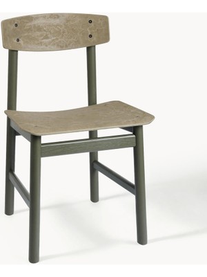 Conscious Ahşap Sandalye - Greige, Geri Dönüştürülmüş Tasarım