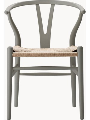 Hans J. Wegner CH24 Wishbone Sandalye - El Örgüsü Oturaklı
