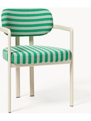 Adrien Bouclé Kollu Sandalye – Üç Ayak Tasarımı, Yüksek Dayanım, Modern ve Sertifikalı Konfor