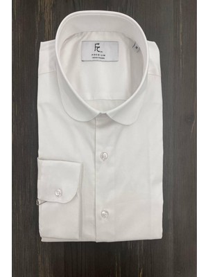  Bebe Yaka Pamuk Likra Premium Gömlek