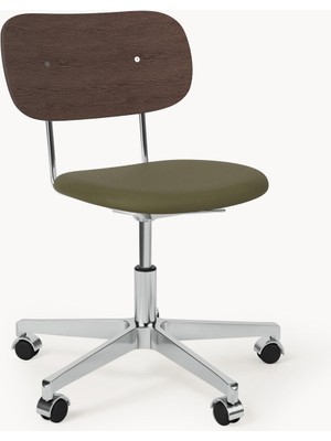 Co Ayarlanabilir Ahşap Ofis Sandalyesi - Ergonomik Meşe Tasarım