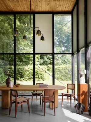 C-Chair Ceviz Sandalye - Viyana Hasırı Detaylı, Klasik Tasarım